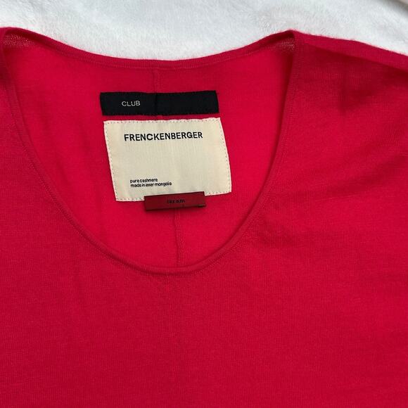 Frenckenberger Kaftan Dress Pink 100% Cashmere OSFM One Size Fits Many NWOT $950 - Picture 6 of 11